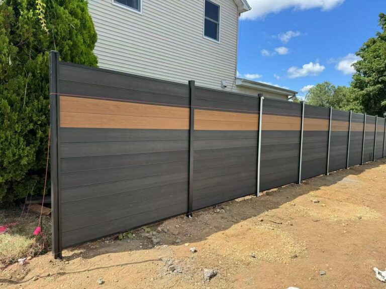 composite plastic fence panels