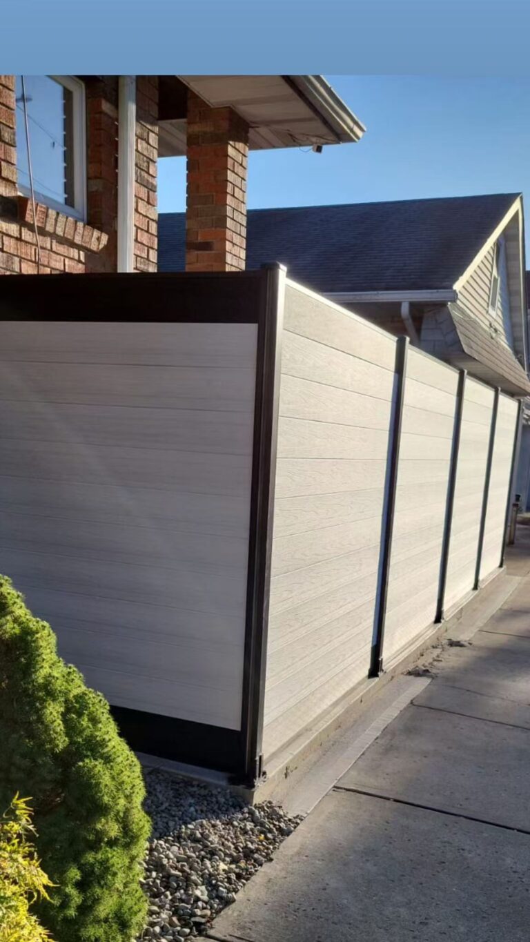 composite backyard fences